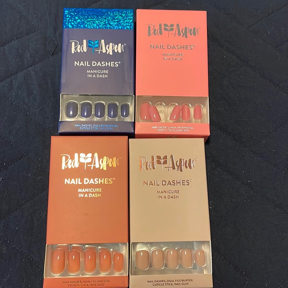New Red Aspen Nail Dashes